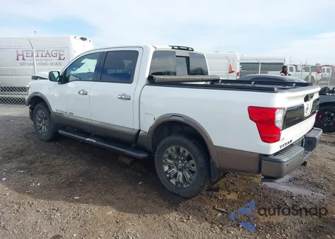 2019 Nissan Titan Platinum Reserve from USA, damaged, VIN 1N6AA1E5XKN522584